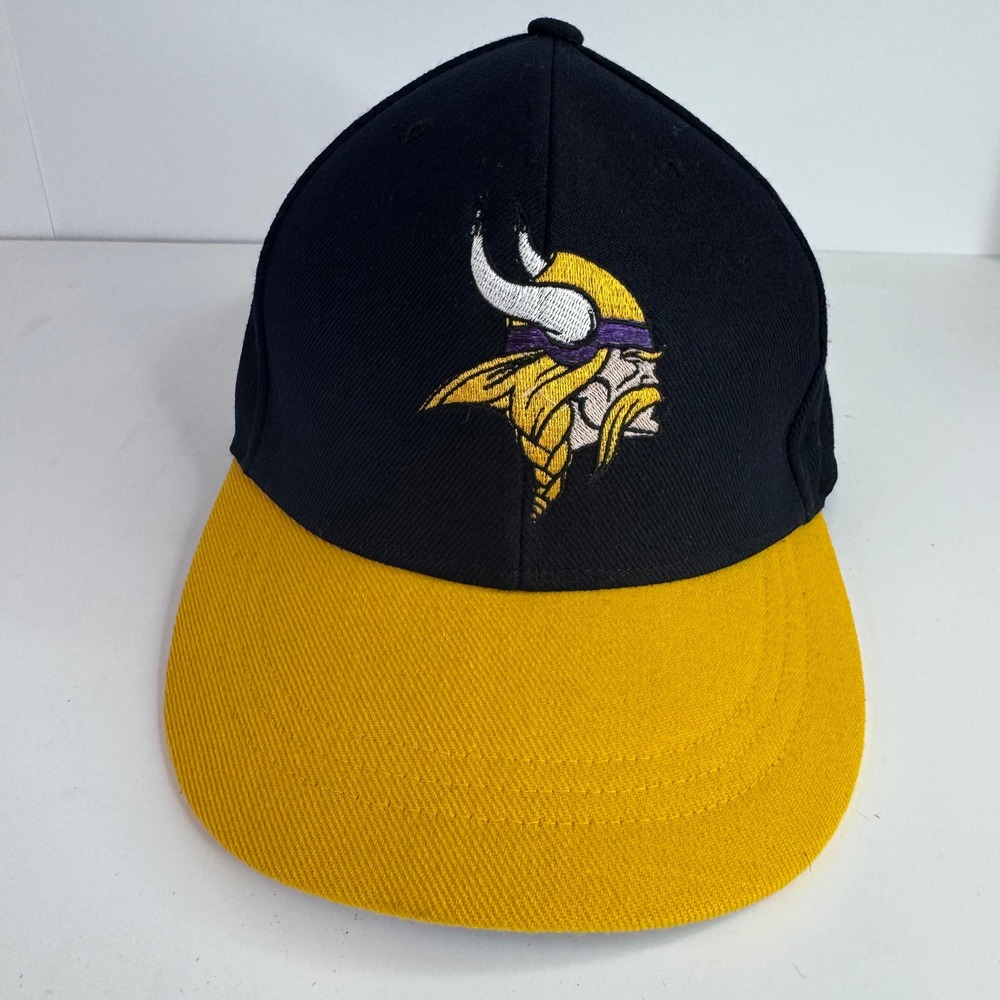 Cool Sports Minnesota‎ Vikings Hat Mens OSFM Black Yellow Snapback NFL Football